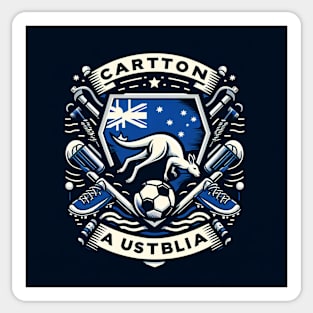 Blazing Blue Spirit: The Essence of Carlton Blues Sticker